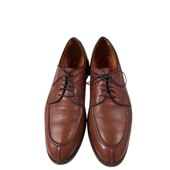 Allen‎ Edmonds BRADLEY 2661 Split Toe Brown Derby 9.5D SUPER PRIME - Picture 1 of 7